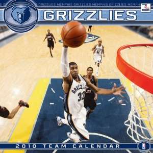 Memphis Grizzlies 2010 12x12 Team Wall Calendar  Sports 