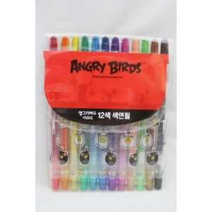  Licensed Angry Birds 12 cs. Twistable Color Pencils 