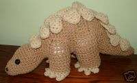 Handmade Crochet Dinosaur Stuffed Animal Toy  