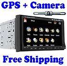 Double 2 Din 7 HD Car Stereo CD DVD Player GPS MAP Ipo