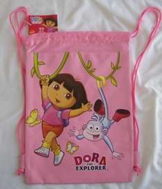   LICENSED Drawstring Backpack Sling Tote Bag Wholesale Pink o)  