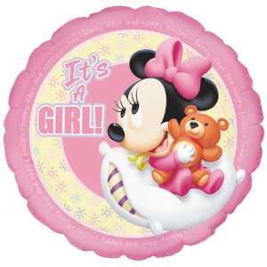  18 Its A Girl Minnie 3D Balloon (1 ct) Toys & Games