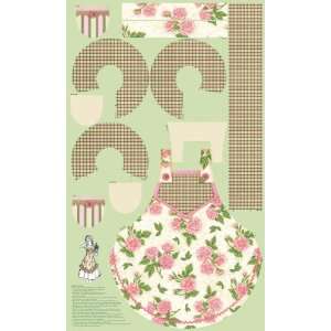 Lets Do Fun Craft Kit Apron Roses A Bloom/Pink