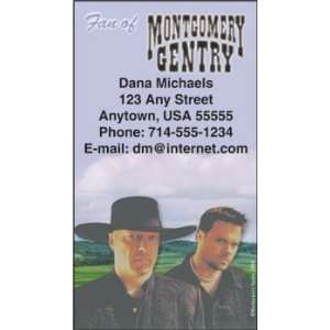  Montgomery Gentry Contact Cards