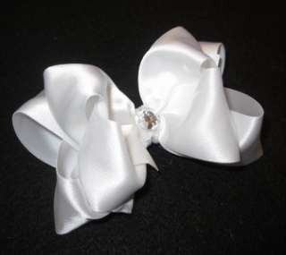   Layered Fancy Hair Bows Girls Glam Hairbow Wedding Galmour  