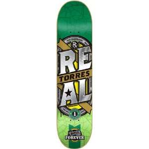   Real Torres Topshelf Premium Skateboard Deck   8.06