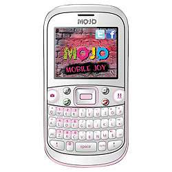   Mobile Mojo Chat with free memory card exclusive to tesco White & Pink
