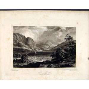  Loch Lubnaig Scotland Lake C1836 Old Lakes Print Art