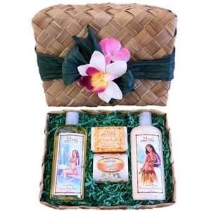  Hawaii Maui Tropical Soap Gift Basket Coconut Beauty