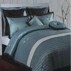home silhouette floral comforter set aqua great for any bedroom