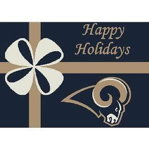 Miliken & Company St. Louis Rams Holiday 2Ft. 8In. by 3Ft 