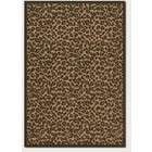 Couristan 2 x 37 Area Rug Leopard Pattern in Tan and Brown