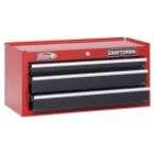 Craftsman 26 Wide 3 Drawer Ball Bearing Middle Chest   Red/Black
