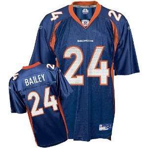 Champ Bailey Denver Broncos Blue Stitched NFL Jersey