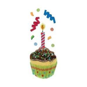  Jolees By You Dimensional Stickers Slim Cupcake Candle; 6 