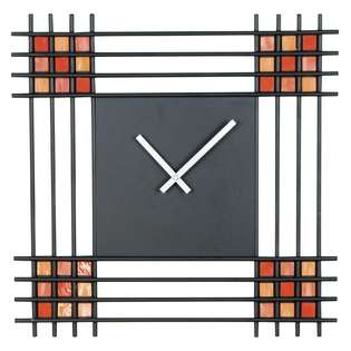Craftmade Tile Mosaic Square Outdoor Wall Clock   24 Inch Square at 