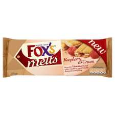 Foxs Raspberry And Cream Viennese Melts 150G   Groceries   Tesco 