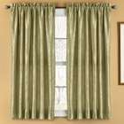   Two Aretha crushed faux silk Window Curtain with sheer backing  Sage