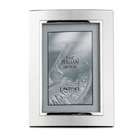   Brushed Silver Metal 5x7 with Shiny Silver Inner Edge Picture Frame