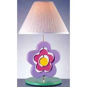  Hippie Spinning Flower Table Lamp