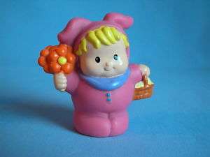 Fisher Price Little People Easter Bunny Suit Pink  