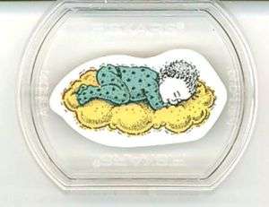 Sleeping Baby   Fiskars Stackable Rubber Stamp NEW  