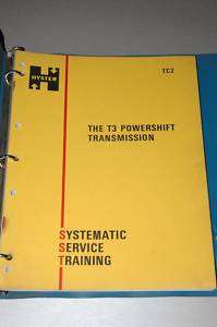 HYSTER FORKLIFT T3 TRANSMISSION SERVICE MANUAL BOOK  
