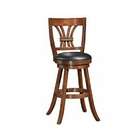 Oxford Creek 24 in. H Counter Height Chair in Burnished Cherry Finish 
