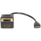 StarTech 1 ft HDMI Splitter Cable   HDMI to HDMI and DVI D   M/F