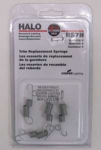 HALO RS7H Recessed Lighting Trim Springs Case of 24  
