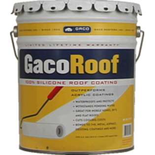 GacoRoof Silicone Roof Coating  Gaco Western Tools Painting & Supplies 