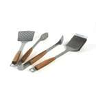 Charcoal Companion 3 Piece Pacific bambo Barbecue Tool Set