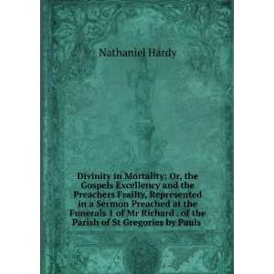   . of the Parish of St Gregories by Pauls . Nathaniel Hardy Books
