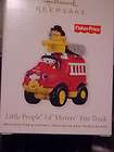 HALLMARK Fisher Price Little People Lil Movers Fire Truck ornament 