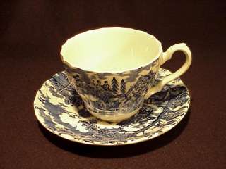Royal Mail Blue Cup and Saucer by Myott/Staffordshire  