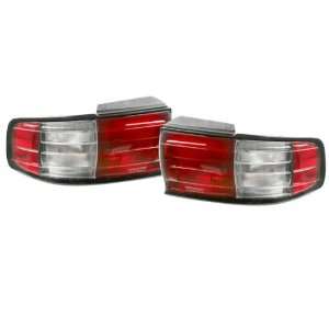 Toyota Camry Tail Lights Red Clear Taillights 1994 1995 1996 94 95 96