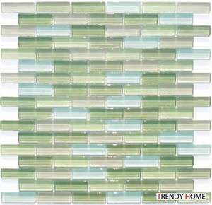 10SF Green Crystal Glass Mosaic Tile Backsplash 8mm~~  