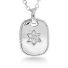 Bling Jewelry Sterling Silver Floating Diamond CZ Pave Star of David 