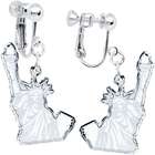 Body Candy Clear Set You Free Lady Liberty Clip On Earrings