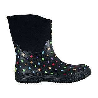 Womens Neoprene Boot Ditsy Dots   Black  Western Chief Shoes Womens 