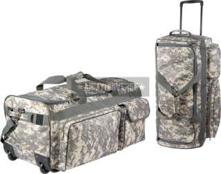  camouflage military expedition wheeled bag item 2654 made from heavy 