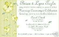 Hibiscus Luau Beach Wedding Bridal Shower Invitations  