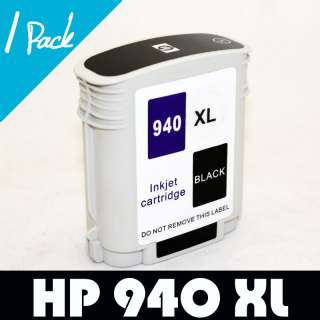 1pk HP 940 XL BLACK Ink For Officejet Pro 8500a Premium  