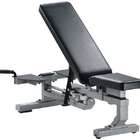 York Barbell ST Multi Function Bench with wheels   Silver