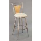   24H Counter Height Stool with Light Birch Back in Champagne Finish