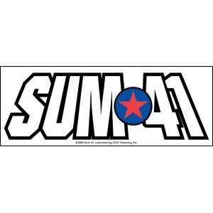  SUM 41 LOGO STICKER