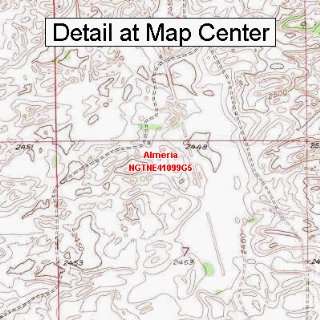  USGS Topographic Quadrangle Map   Almeria, Nebraska 