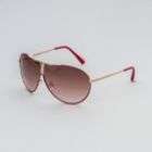 Southpole Women’s Aviator Sunglasses Pink with Gold Detailing