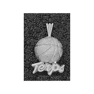  Logo Art Maryland Terrapins Sterling Silver Basketball 
