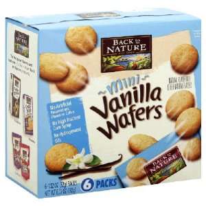 Back To Nature Mini Vanilla Wafer Cookies ( 6x6.7 OZ)  